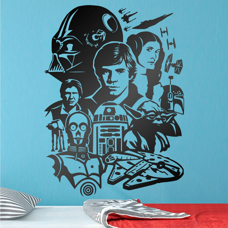 Adesivi Murali: Star Wars - Trilogia originale
