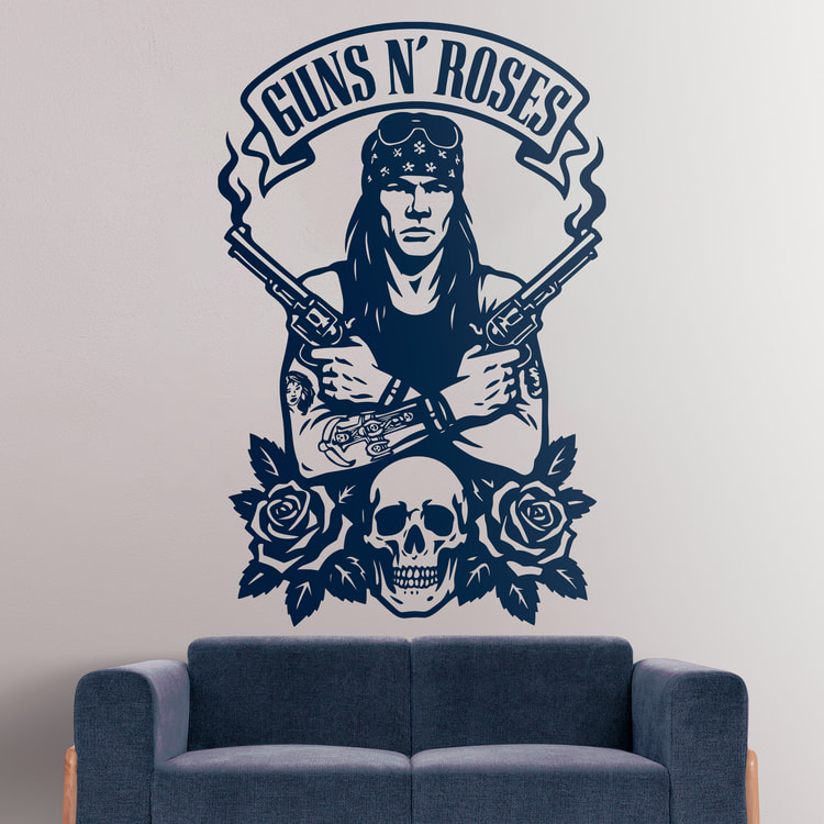Adesivi Murali: Guns N' Roses - Axel Rose