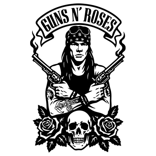 Adesivi Murali: Guns N' Roses - Axel Rose