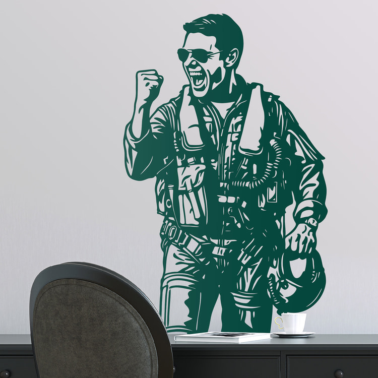 Adesivi Murali: Top Gun Maverick - Tom Cruise
