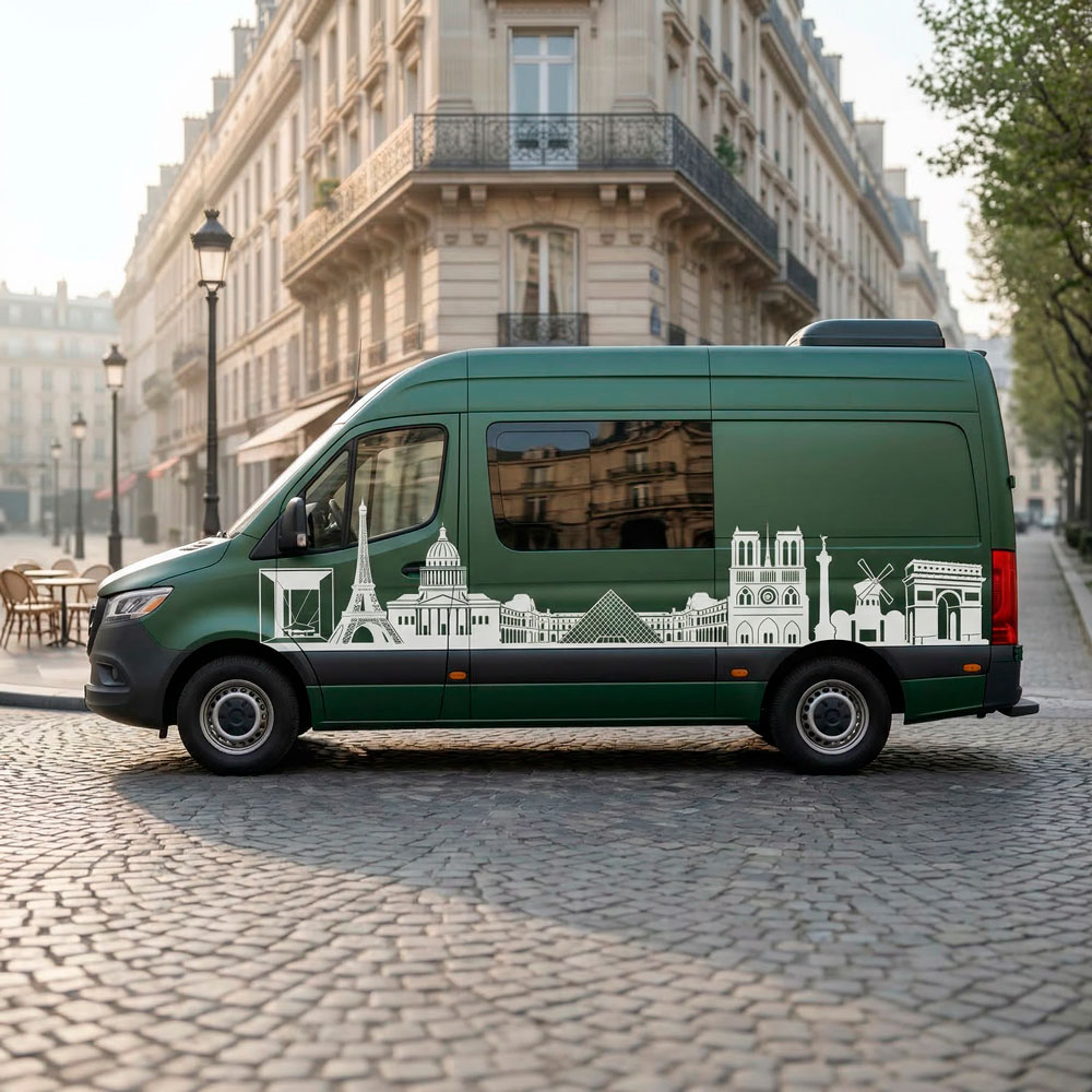 Adesivi Murali: Paris Skyline