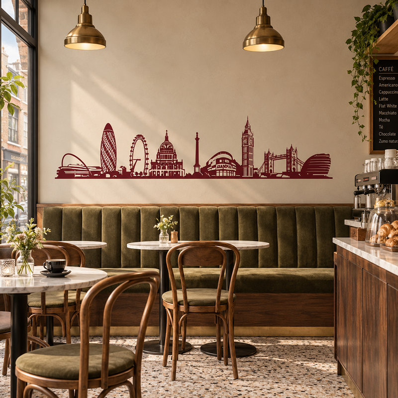 Adesivi Murali: Skyline architettonico di Londra