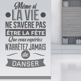 Adesivi Murali: Même si la vie ne s'avère pas... 2