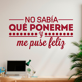 Adesivi Murali: No sabía que ponerme... 3