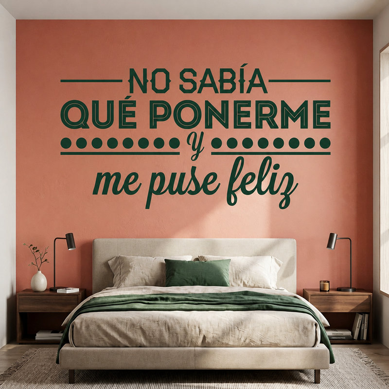 Adesivi Murali: No sab&iacute;a que ponerme...