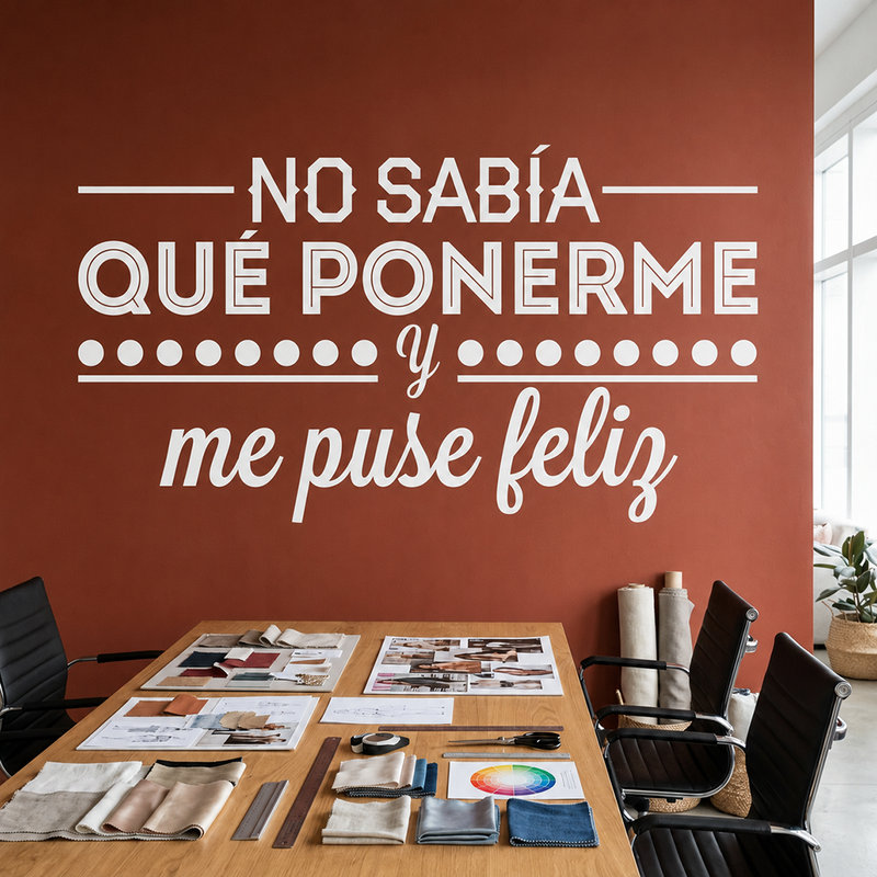 Adesivi Murali: No sab&iacute;a que ponerme...