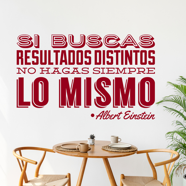 Adesivi Murali: Si buscas resultados distintos...