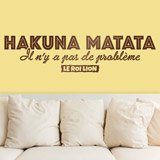 Adesivi Murali: Hakuna Matata in francese 2