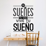 Adesivi Murali: No sueñes tu vida... 4