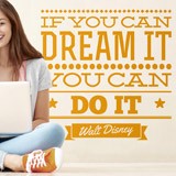 Adesivi Murali: Se riesci a sognarlo puoi farlo 2