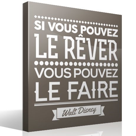 Adesivi Murali: Si vous pouvez le revêr vous pouvez le faire