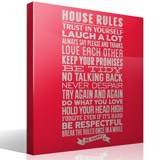 Adesivi Murali: Regole della casa 3