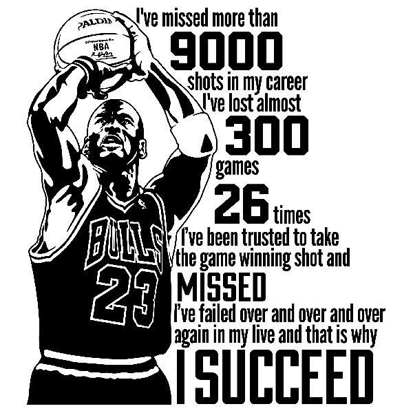 Adesivi Murali: Il successo di Michael Jordan