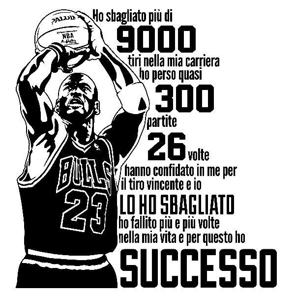 Adesivi Murali: Successo Michael Jordan