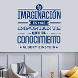 Adesivi Murali: La imaginación - Albert Einstein 2