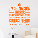 Adesivi Murali: La imaginación - Albert Einstein 4
