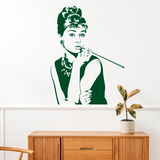 Adesivi Murali: Audrey Hepburn posa 4