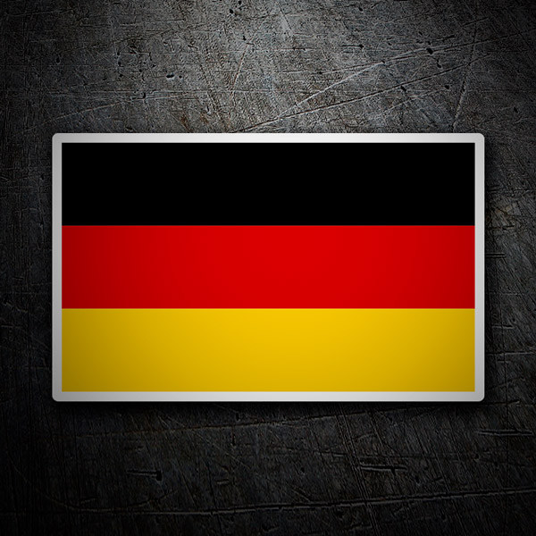 Adesivi per Auto e Moto: Bandiera Germania 1