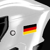 Adesivi per Auto e Moto: Bandiera Germania 3