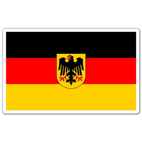 Adesivi per Auto e Moto: Bandiera della Germania