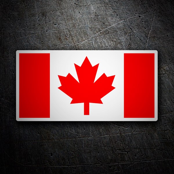 Adesivi per Auto e Moto: Bandiera Canada