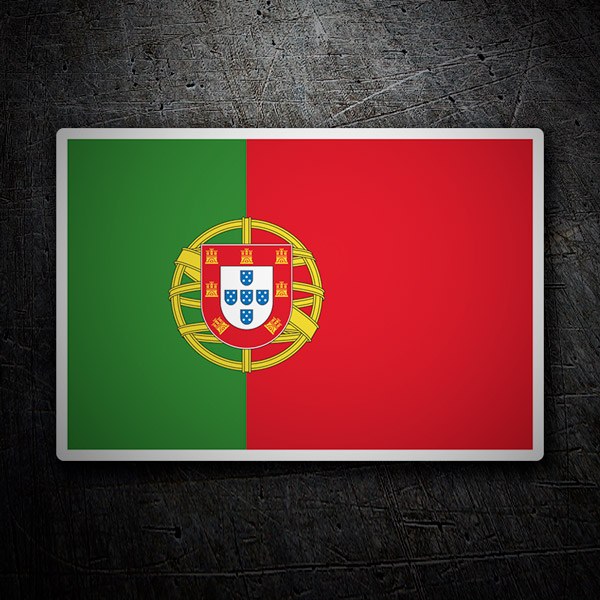 Adesivi per Auto e Moto: Bandiera Portogallo