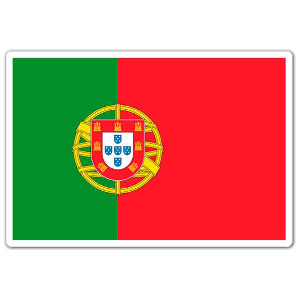 Adesivi per Auto e Moto: Bandiera Portogallo