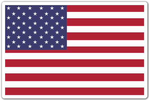 Adesivi per Auto e Moto: Bandiera USA