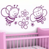 Adesivi per Bambini: Ape e fiori 4