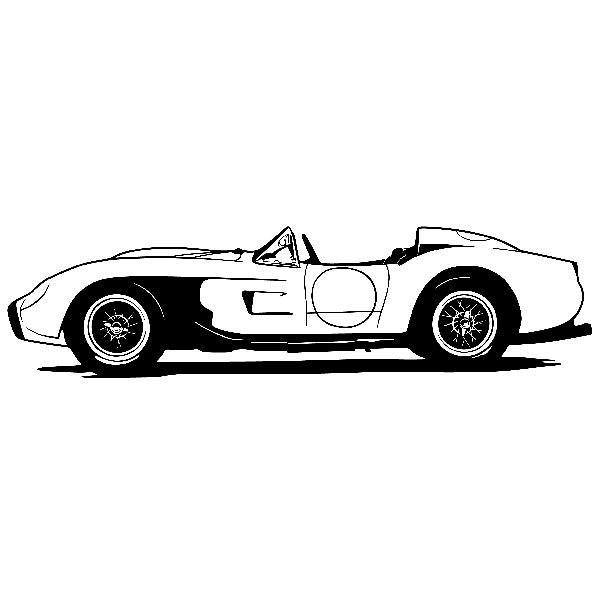 Adesivi Murali: Ferrari Testa Rossa 1957