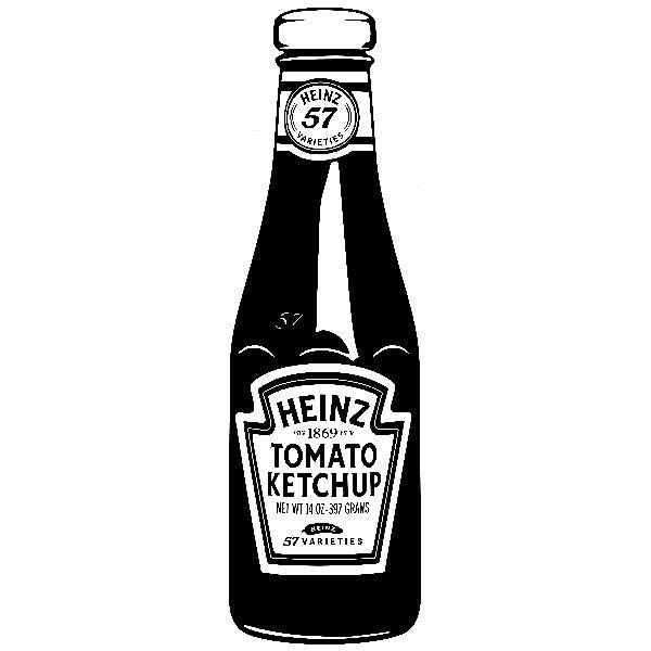 Adesivi Murali: Heinz Ketchup