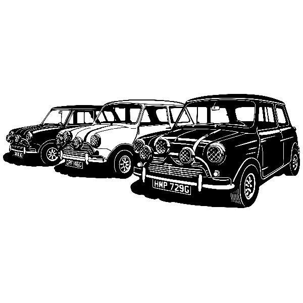 Adesivi Murali: Italian Job minis