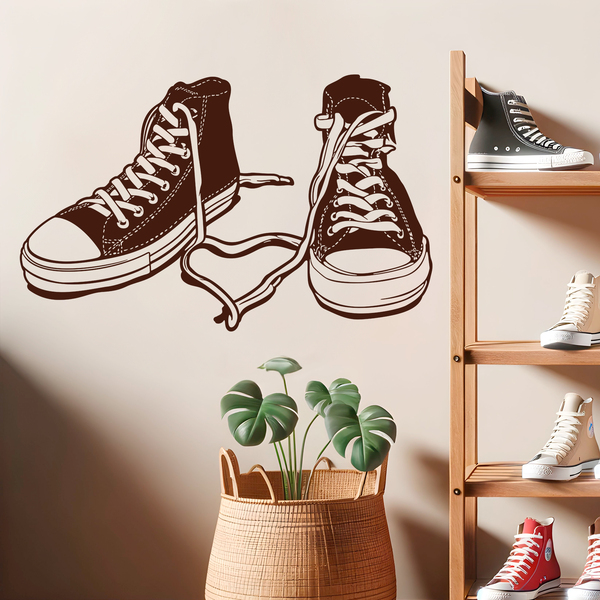 Adesivi Murali: Scarpe Converse