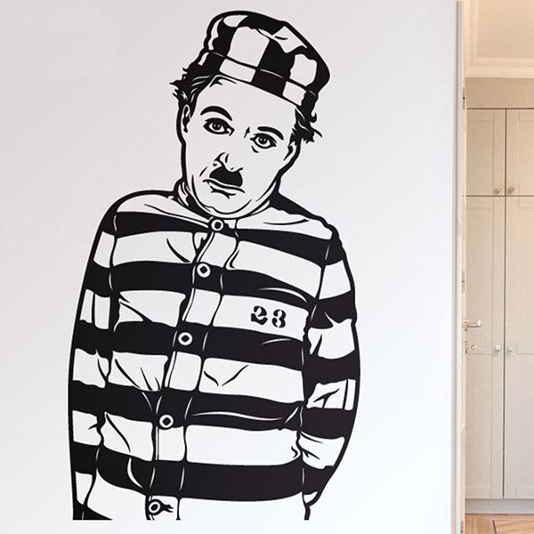 Adesivi Murali: Chaplin Il pellegrino