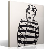 Adesivi Murali: Chaplin Il pellegrino 2