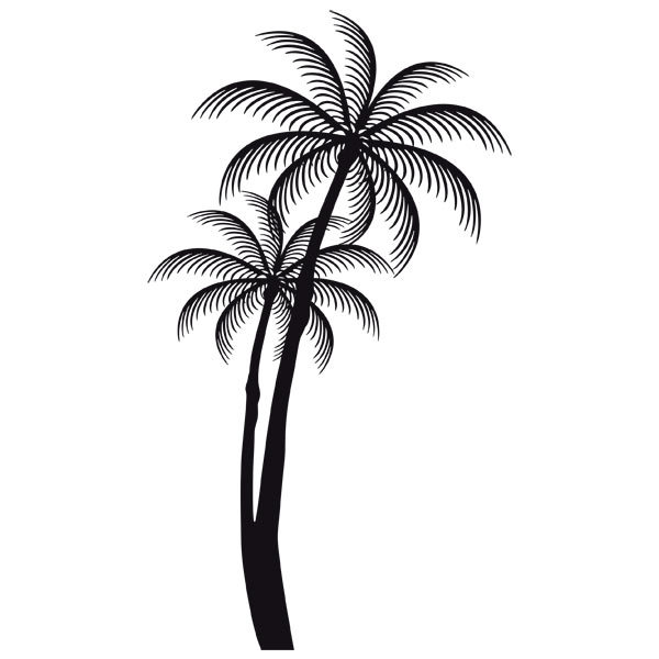 Adesivi Murali: Sagome di palme