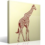 Adesivi Murali: Giraffa a figura intera 2