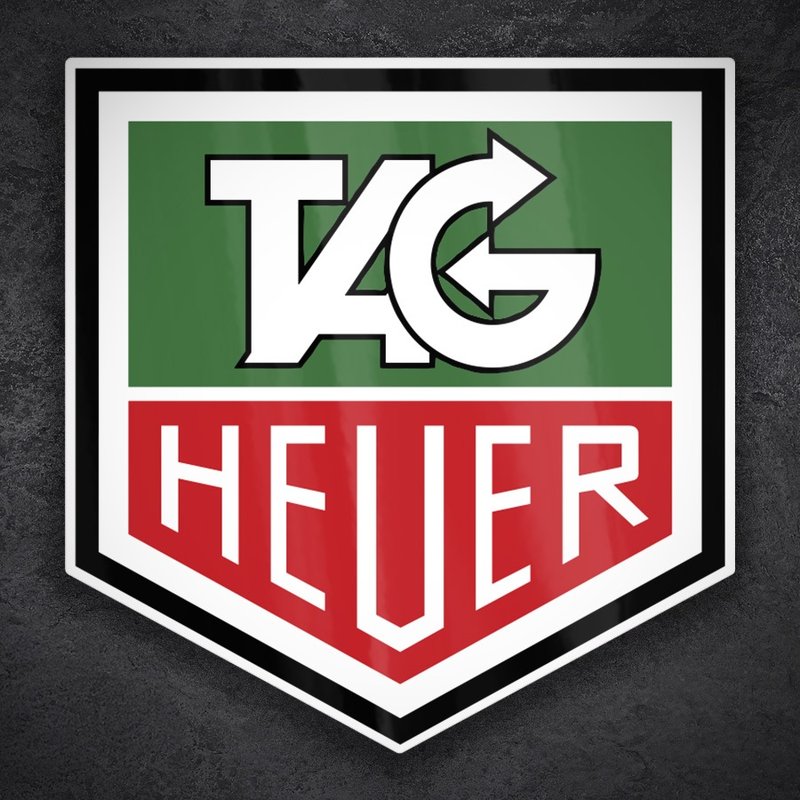 Adesivi per Auto e Moto: Stemma TAG Heuer