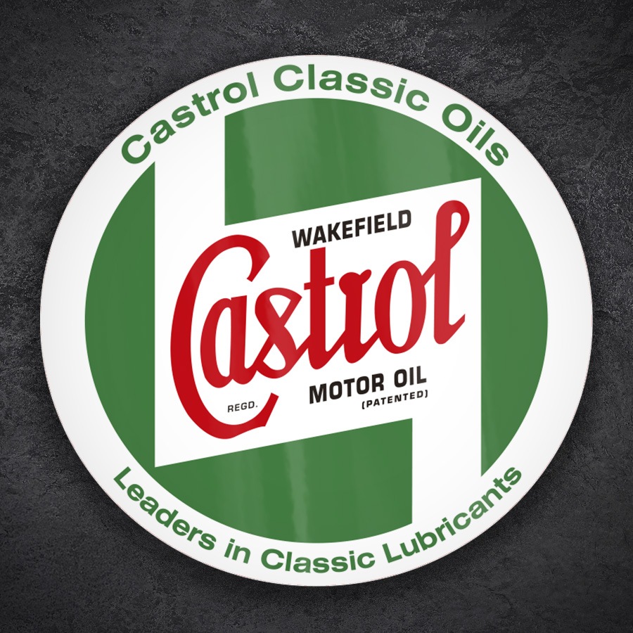 Adesivi per Auto e Moto: Logo Classico Castrol
