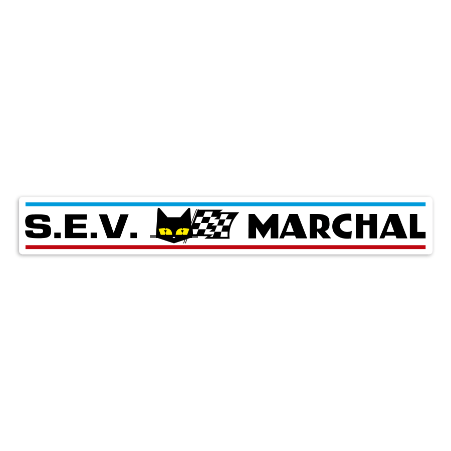 Adesivi per Auto e Moto: Logo Gatto S.E.V. Marchal