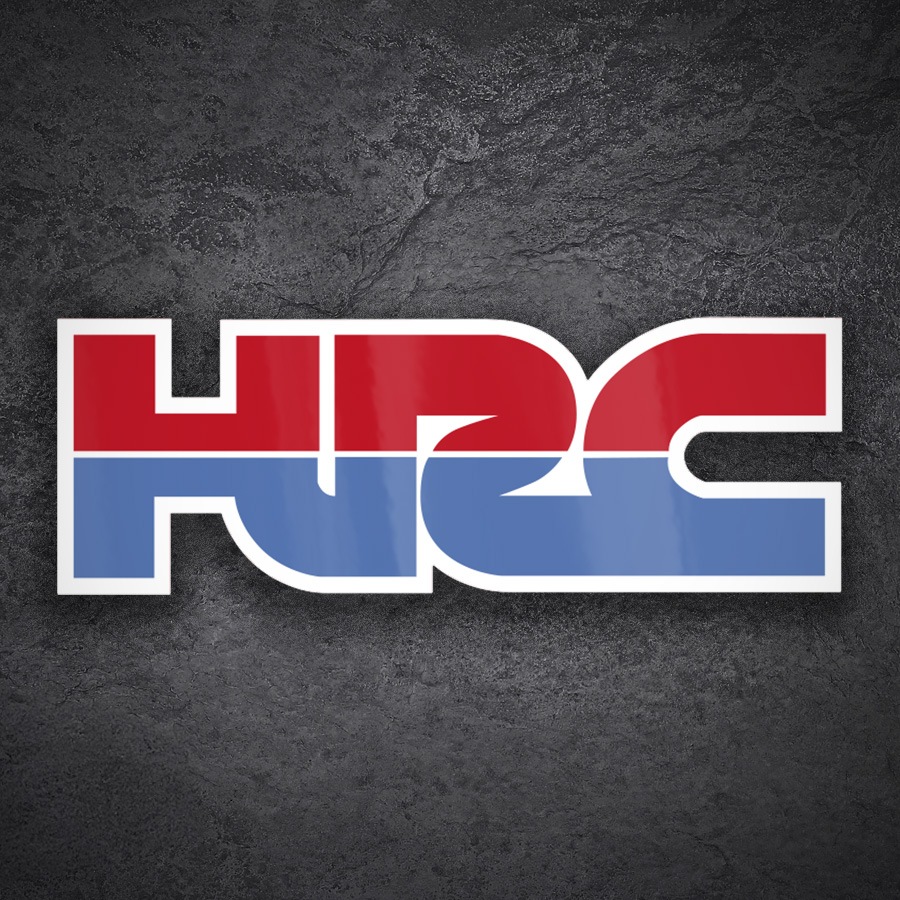 Adesivi per Auto e Moto: Logo HRC Honda Racing