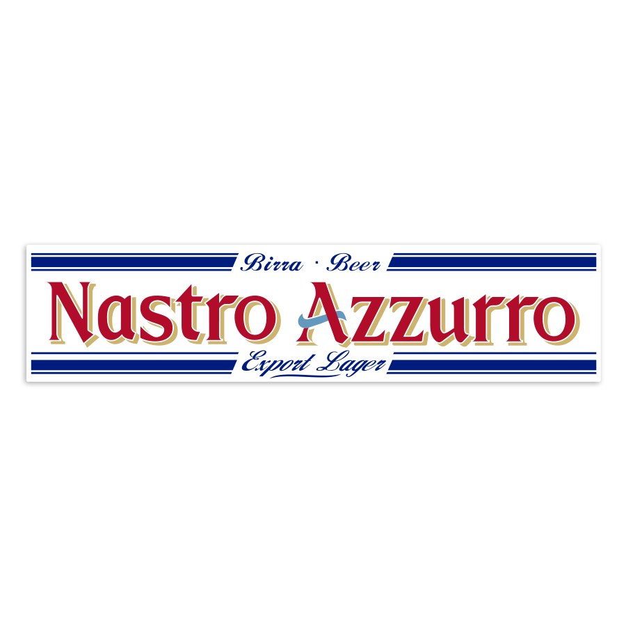 Adesivi per Auto e Moto: Logo Nastro Azzurro