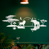 Adesivi Murali: Savannah orizzonte 16