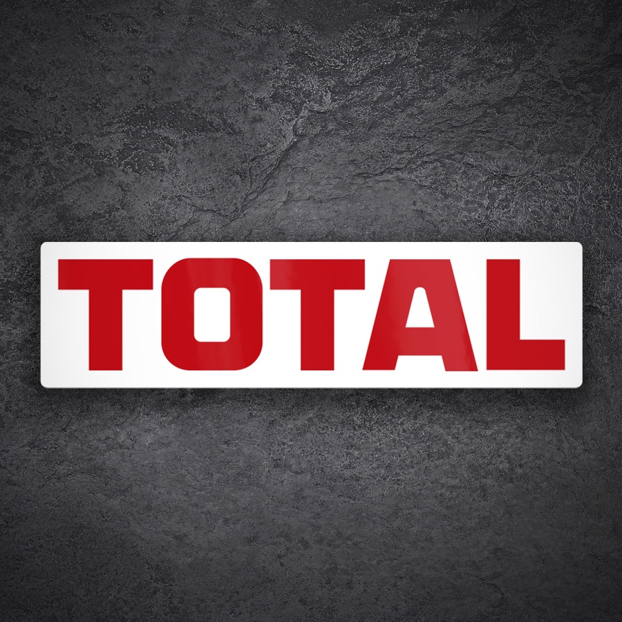 Adesivi per Auto e Moto: Sponsor Total Racing