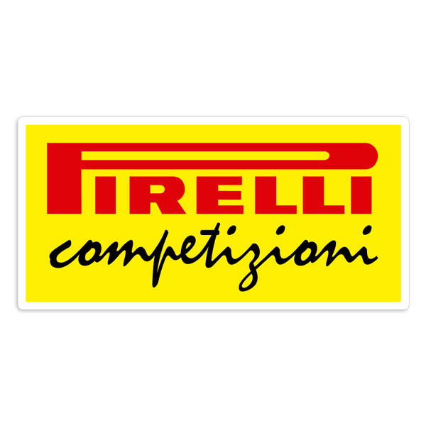 Adesivi per Auto e Moto: Logo Pirelli Competizioni