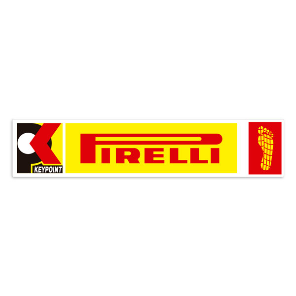 Adesivi per Auto e Moto: Logo Pirelli Keypoint Impronta