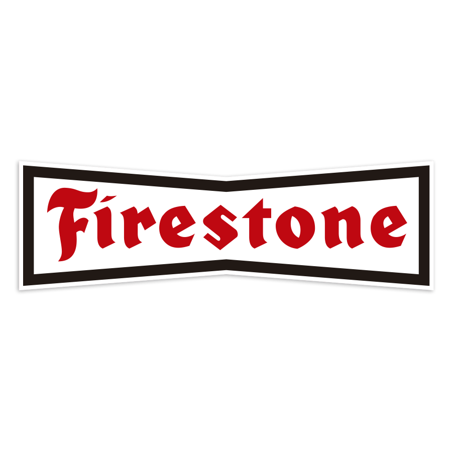 Adesivi per Auto e Moto: Emblema Firestone Stile Motorsport Vintage