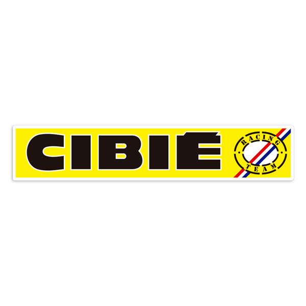 Adesivi per Auto e Moto: Logo Cibi&eacute; Racing Team