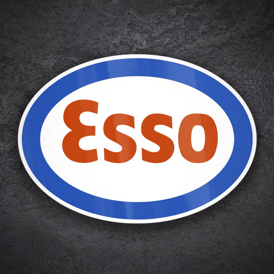 Adesivi per Auto e Moto: Esso Classico