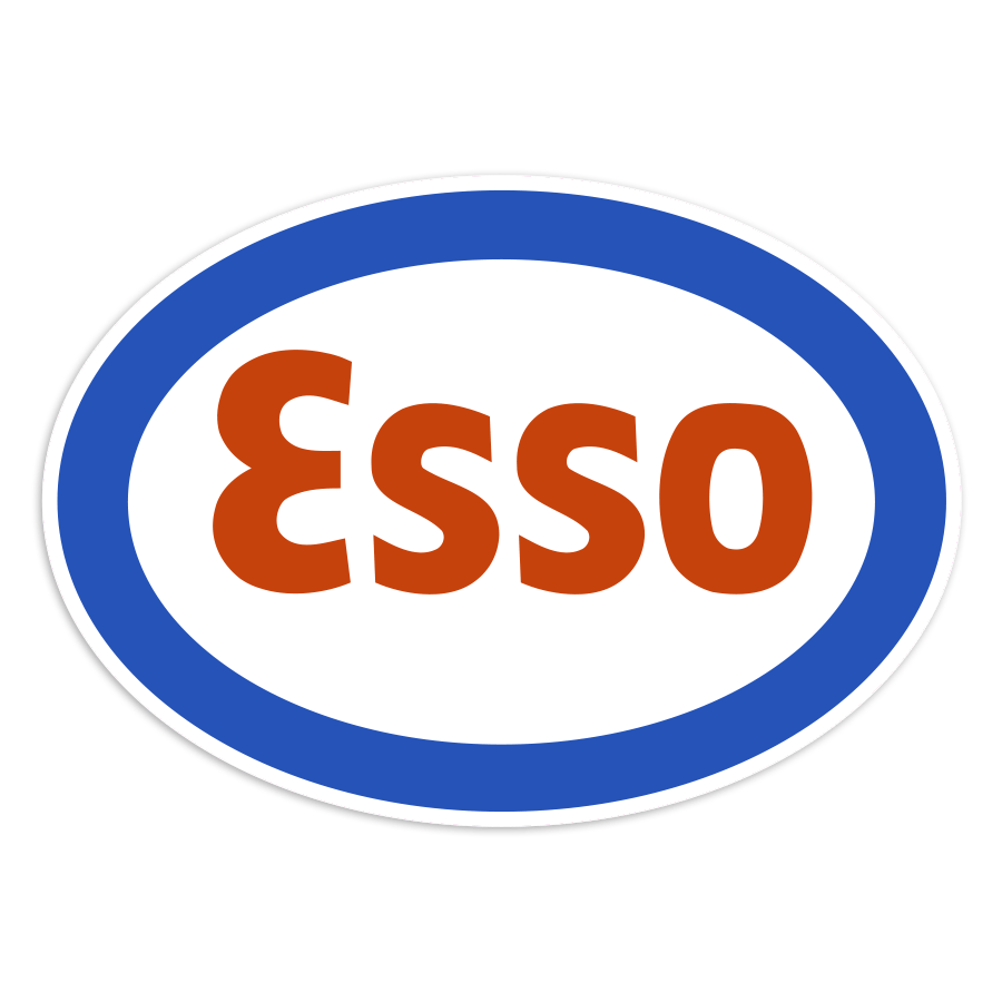 Adesivi per Auto e Moto: Esso Classico